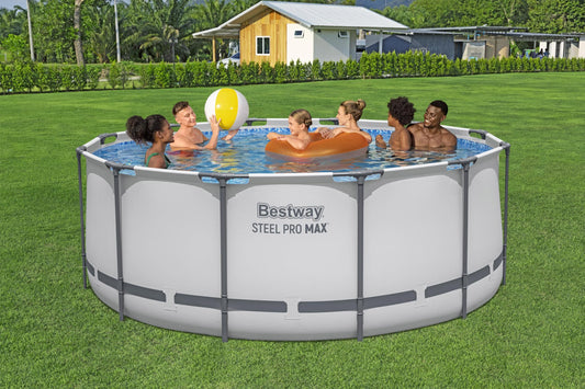 Bestway Aufstellpool Rund 366x122 cm mit Filterpumpe